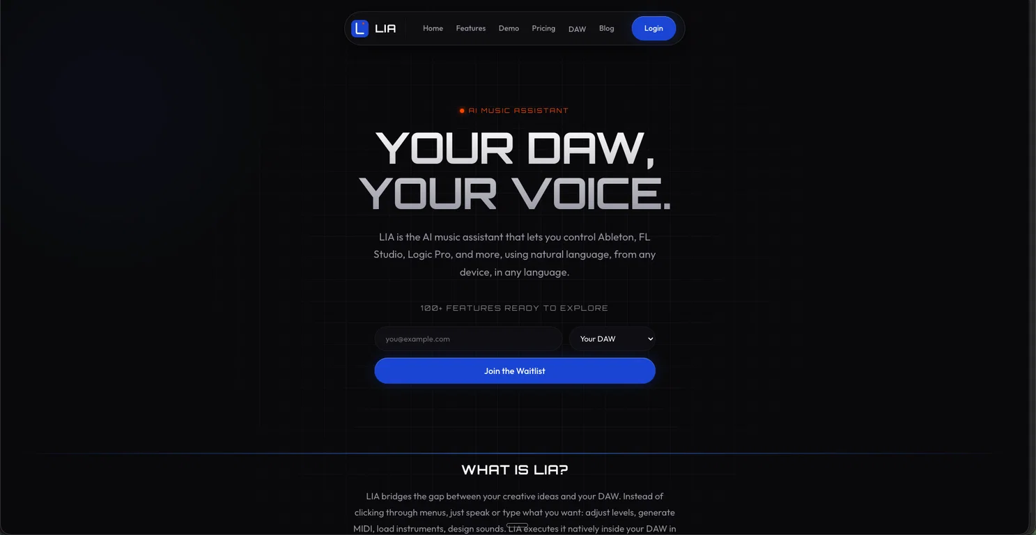 LIA - AI Music Assistant screenshot