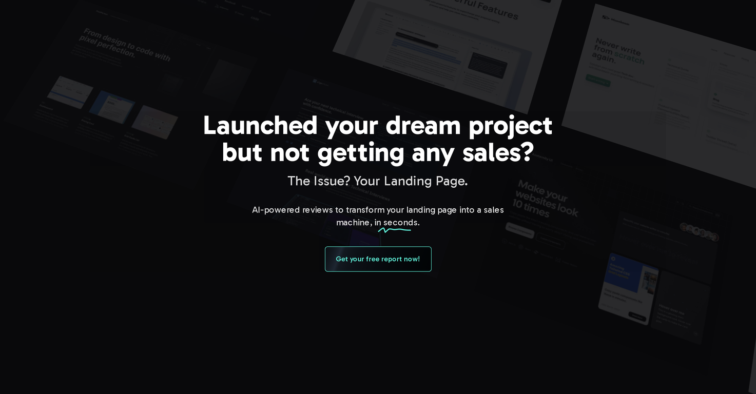 Landing.report screenshot