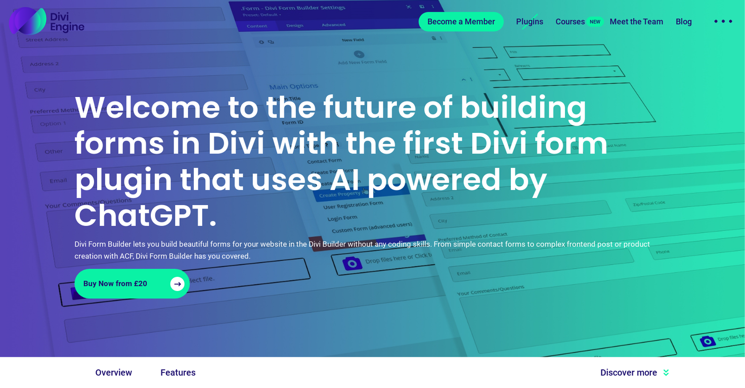 Divi Form Builder screenshot
