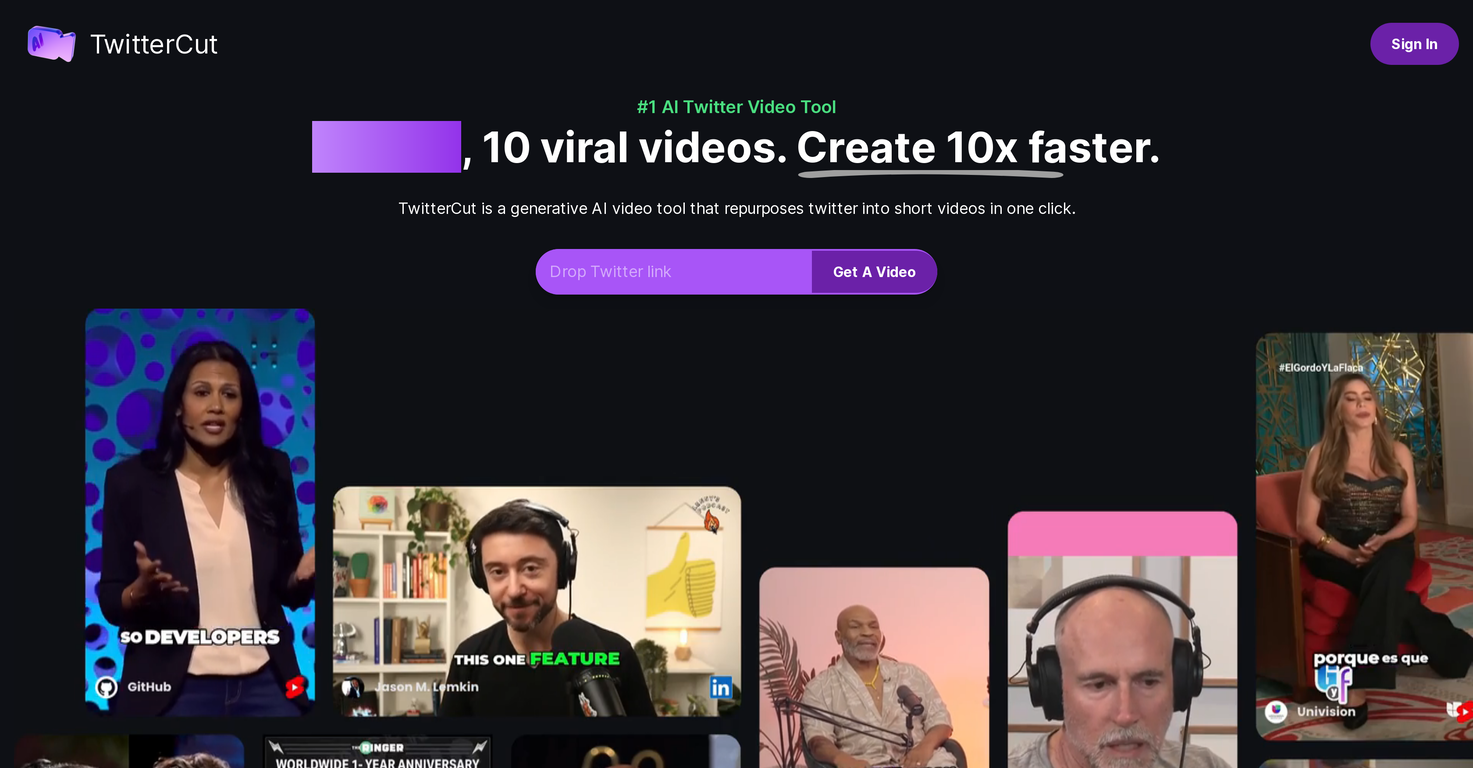 TwitterCut screenshot