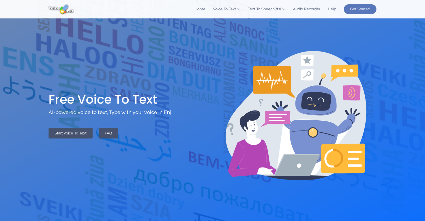 VoiceToText screenshot