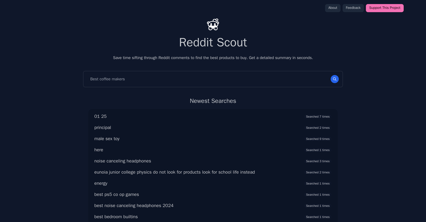 Reddit Scout screenshot