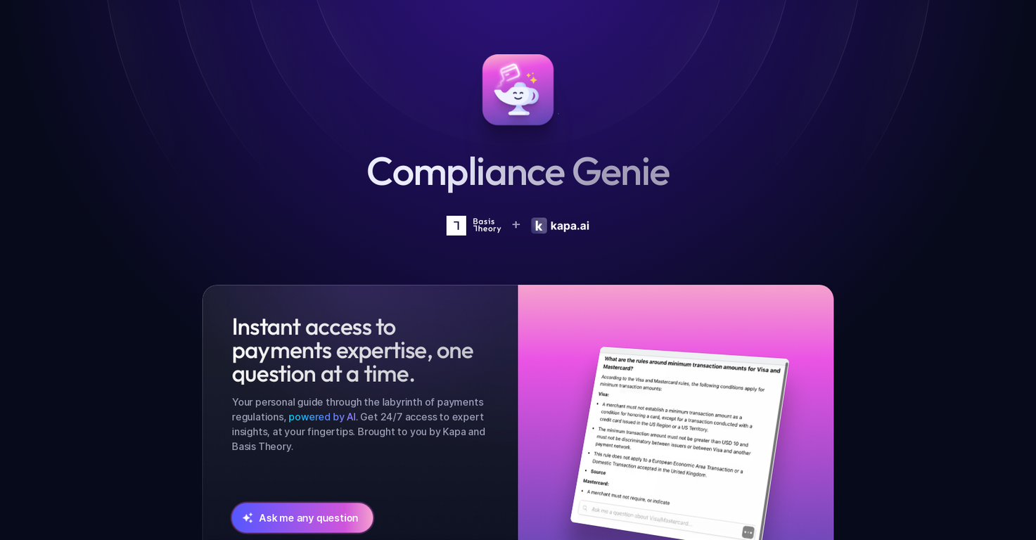 Compliance Genie screenshot