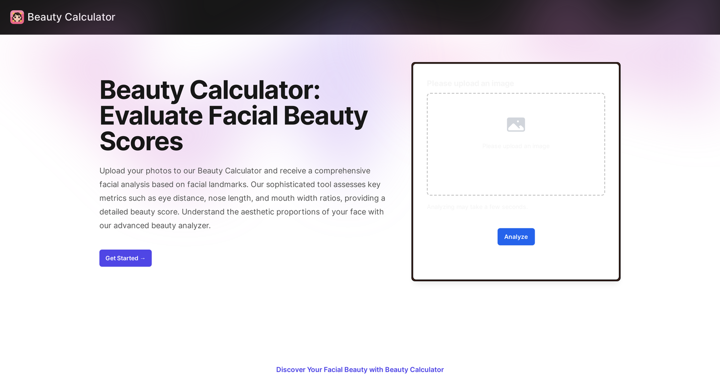 Beauty Calculator screenshot
