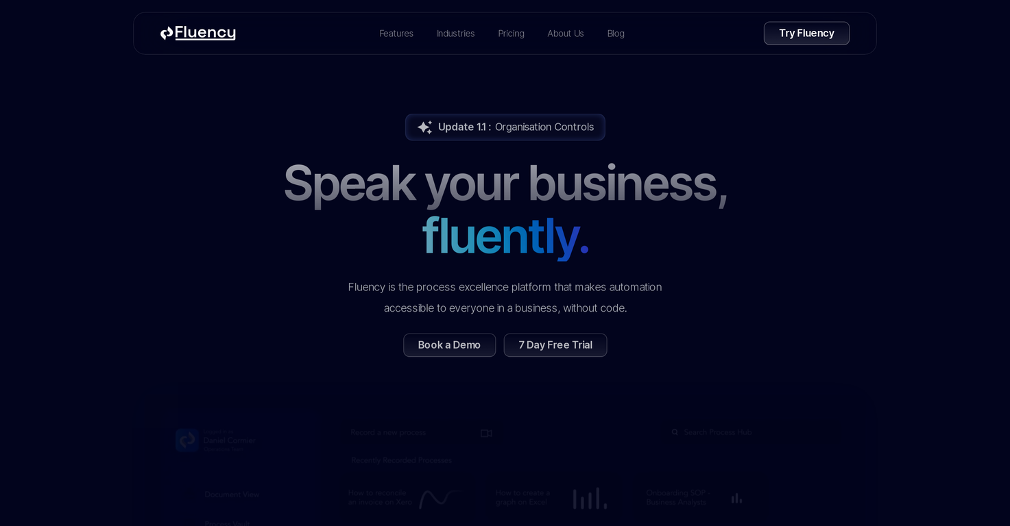 Fluency.com screenshot