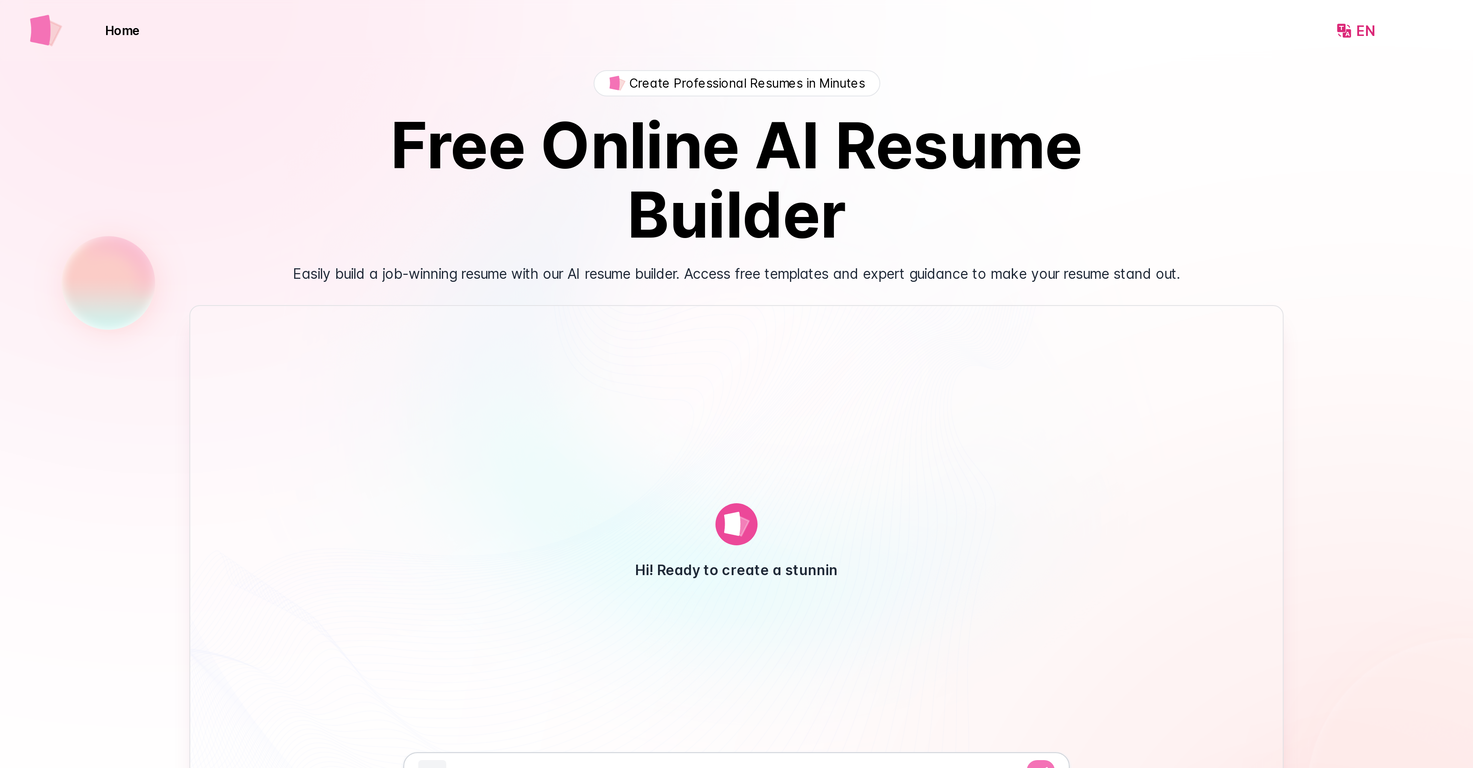 AIResumeBuilder screenshot