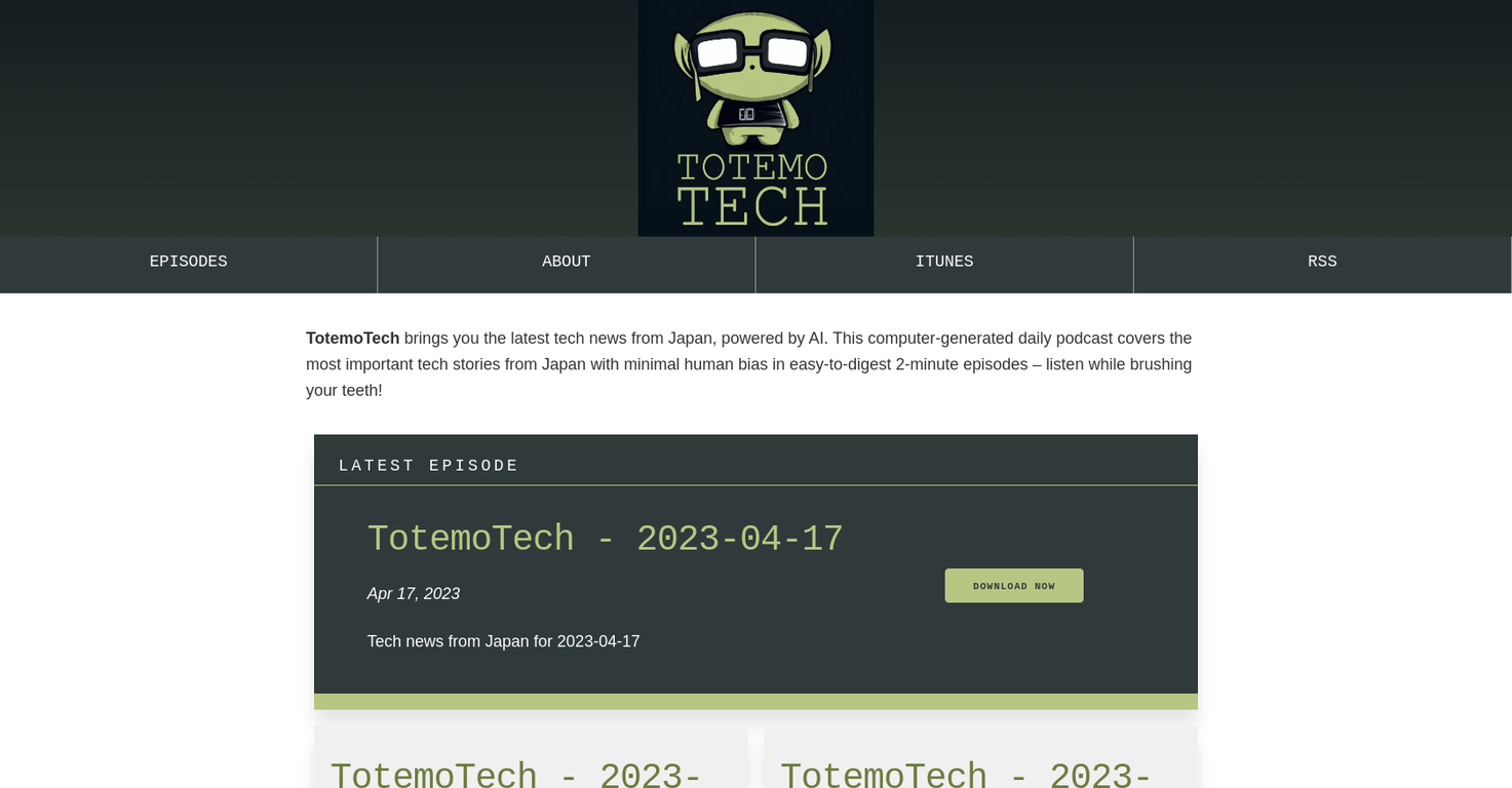 TotemoTech screenshot