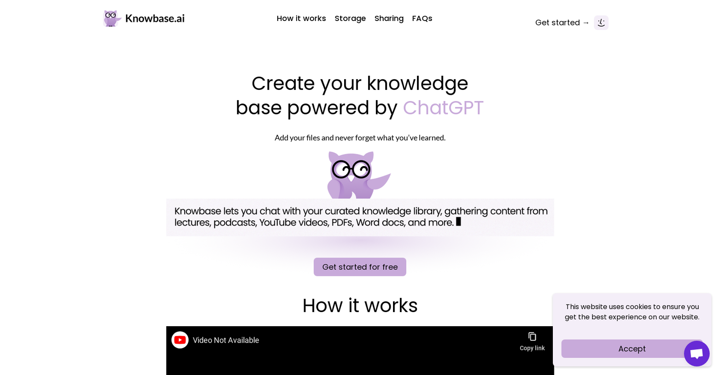 Knowbase screenshot