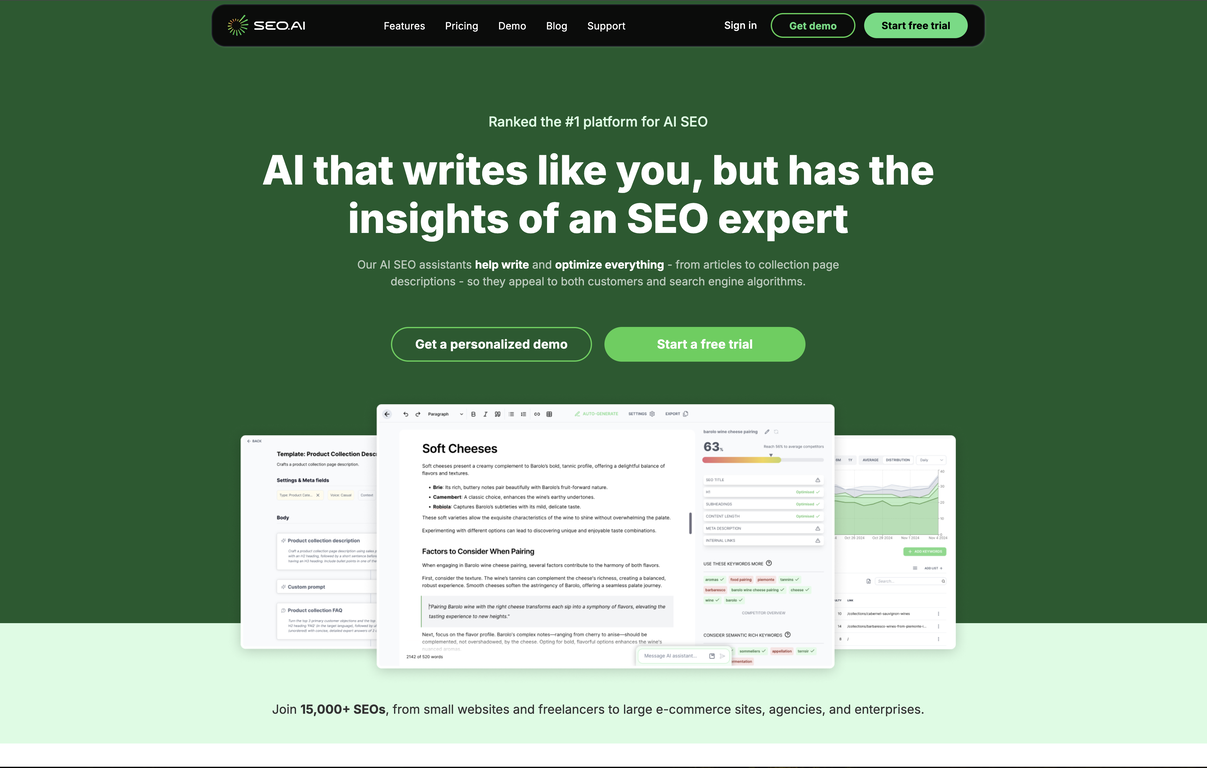 SEOai screenshot