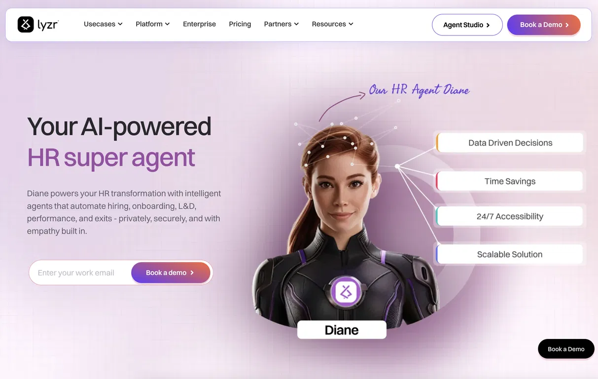 Diane: HR Super Agent by Lyzr screenshot