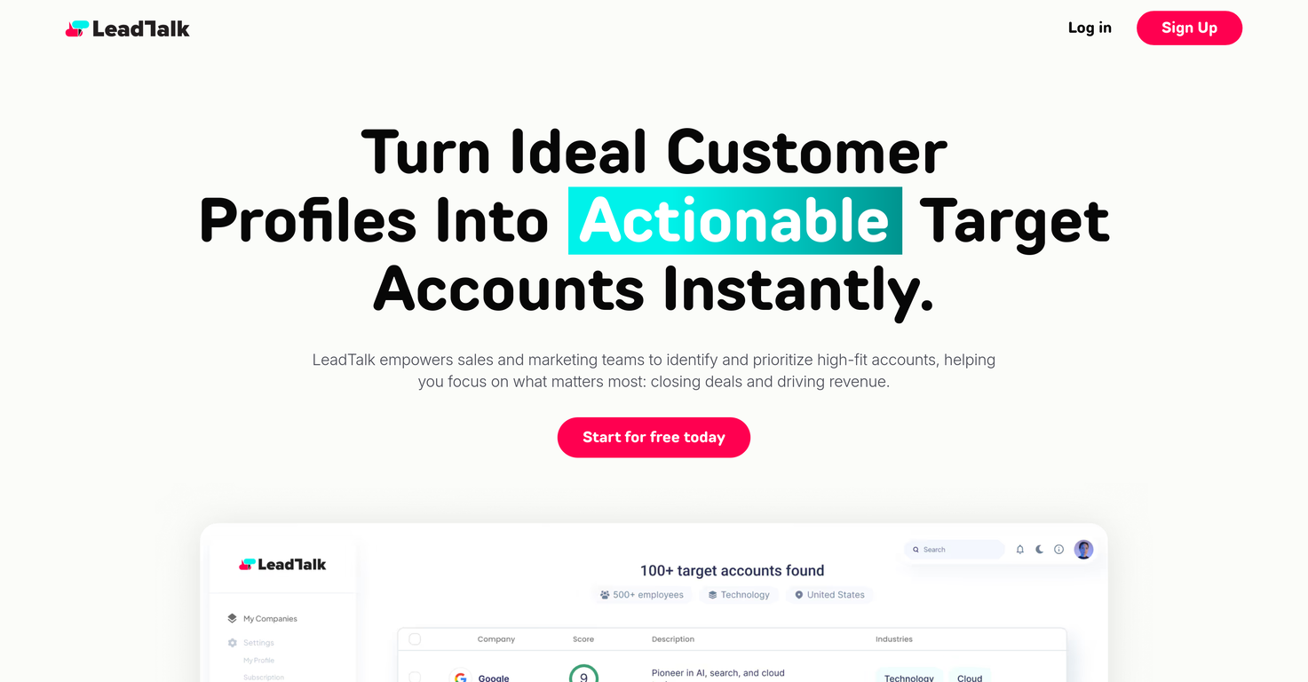LeadTalk screenshot