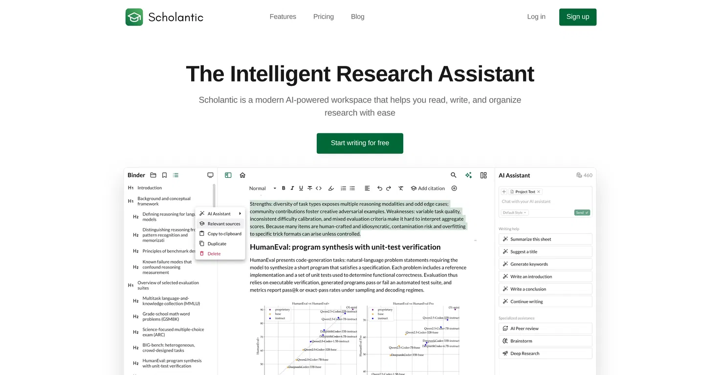 Scholantic screenshot