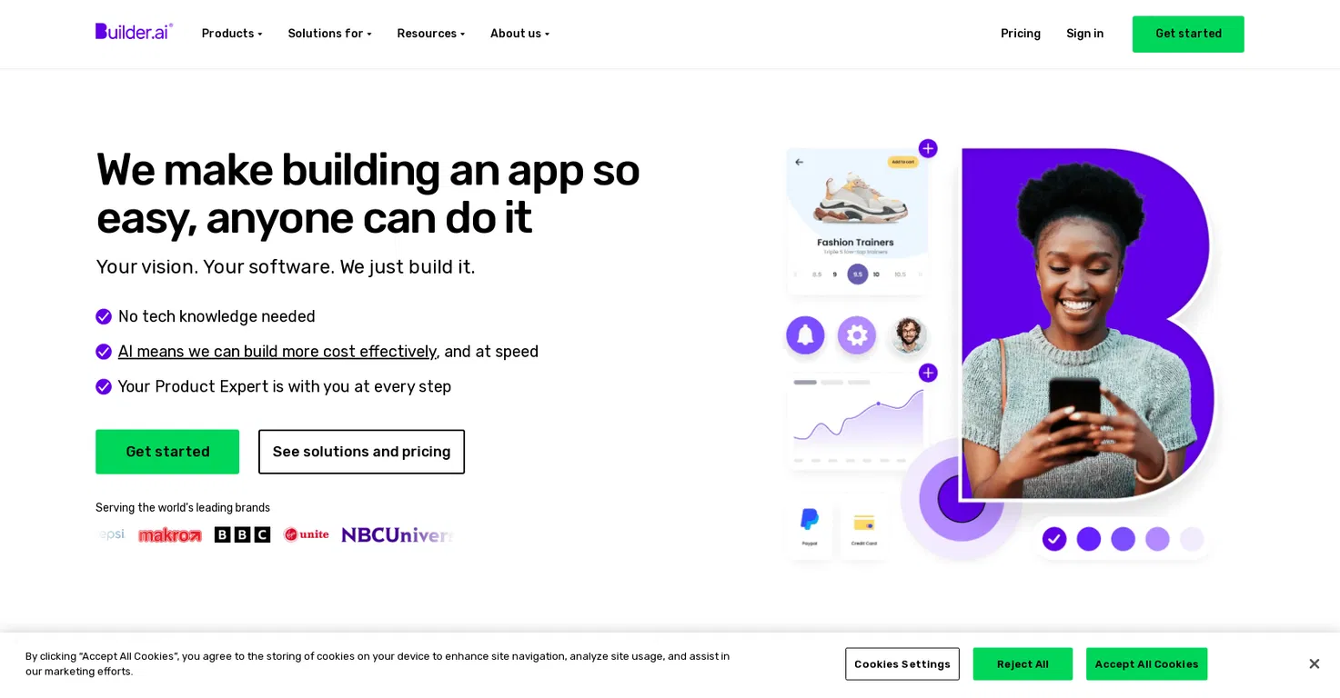 Builder AI screenshot