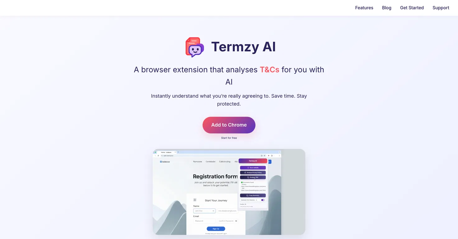 Termzy AI screenshot