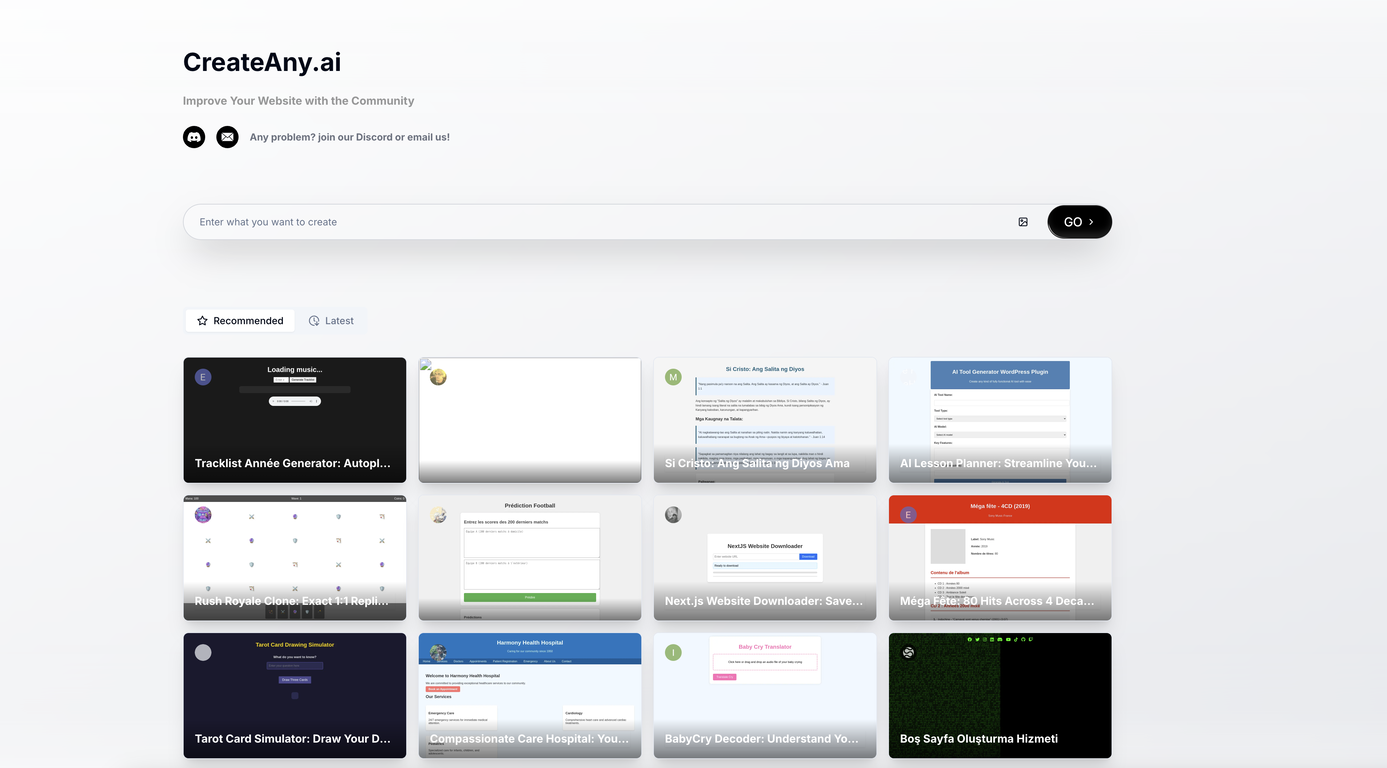 CreateAny.ai screenshot