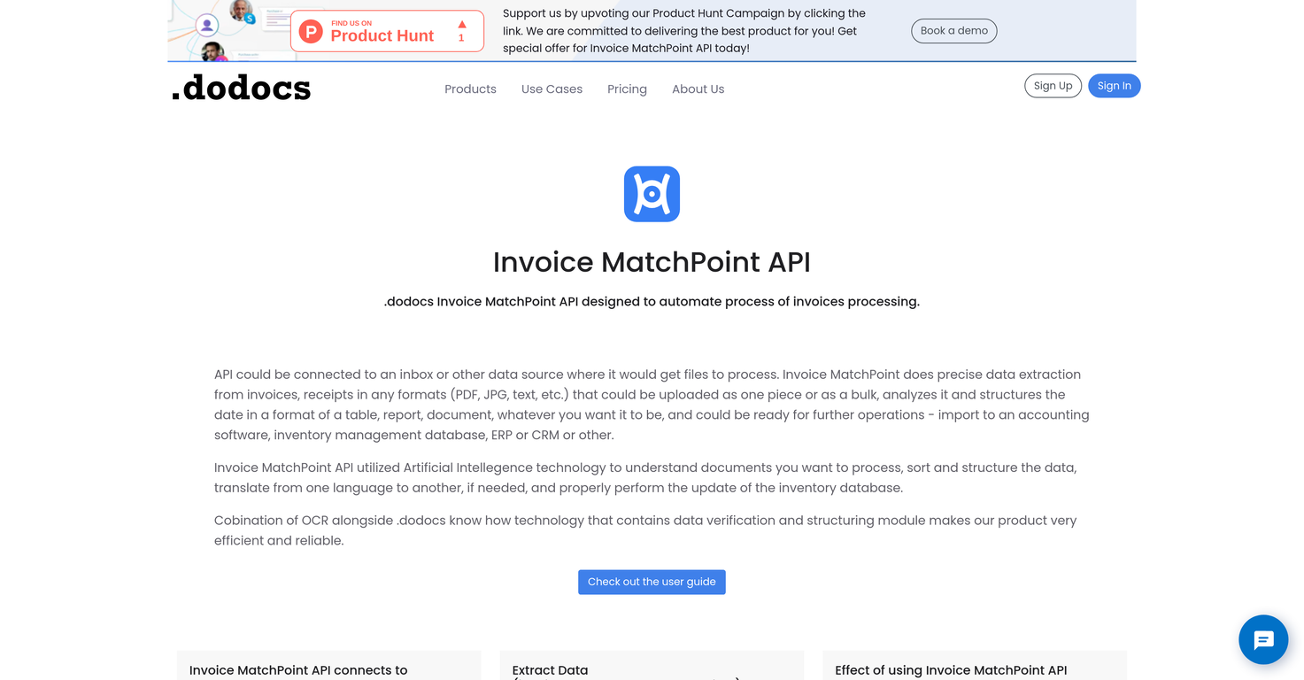 MatchPoint - dodocs.ai screenshot