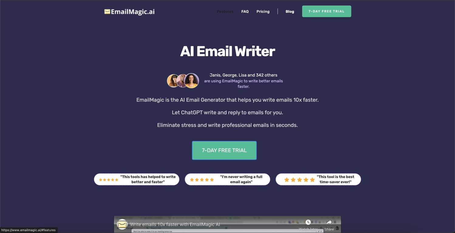 Emailmagic screenshot