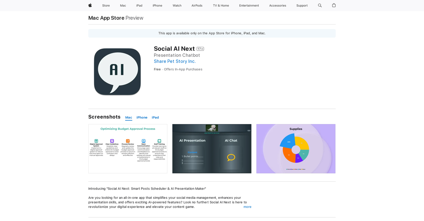 Social AI Next screenshot