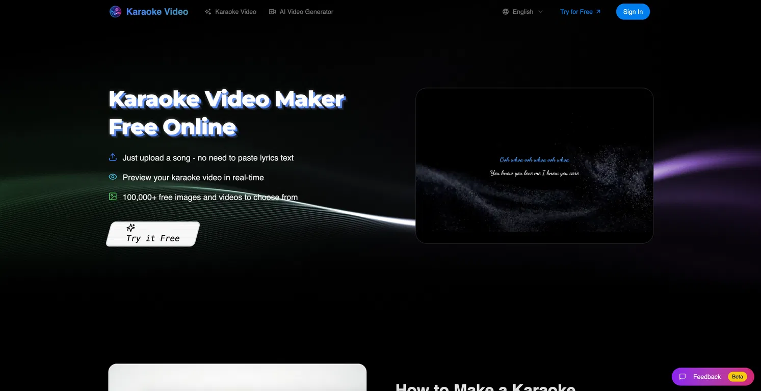 Karaoke Video screenshot
