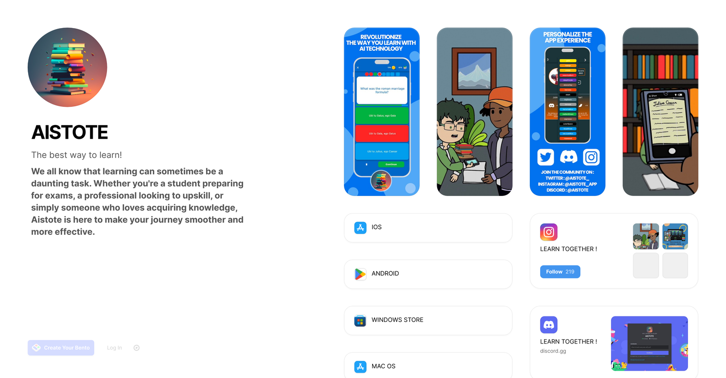 Aistote screenshot