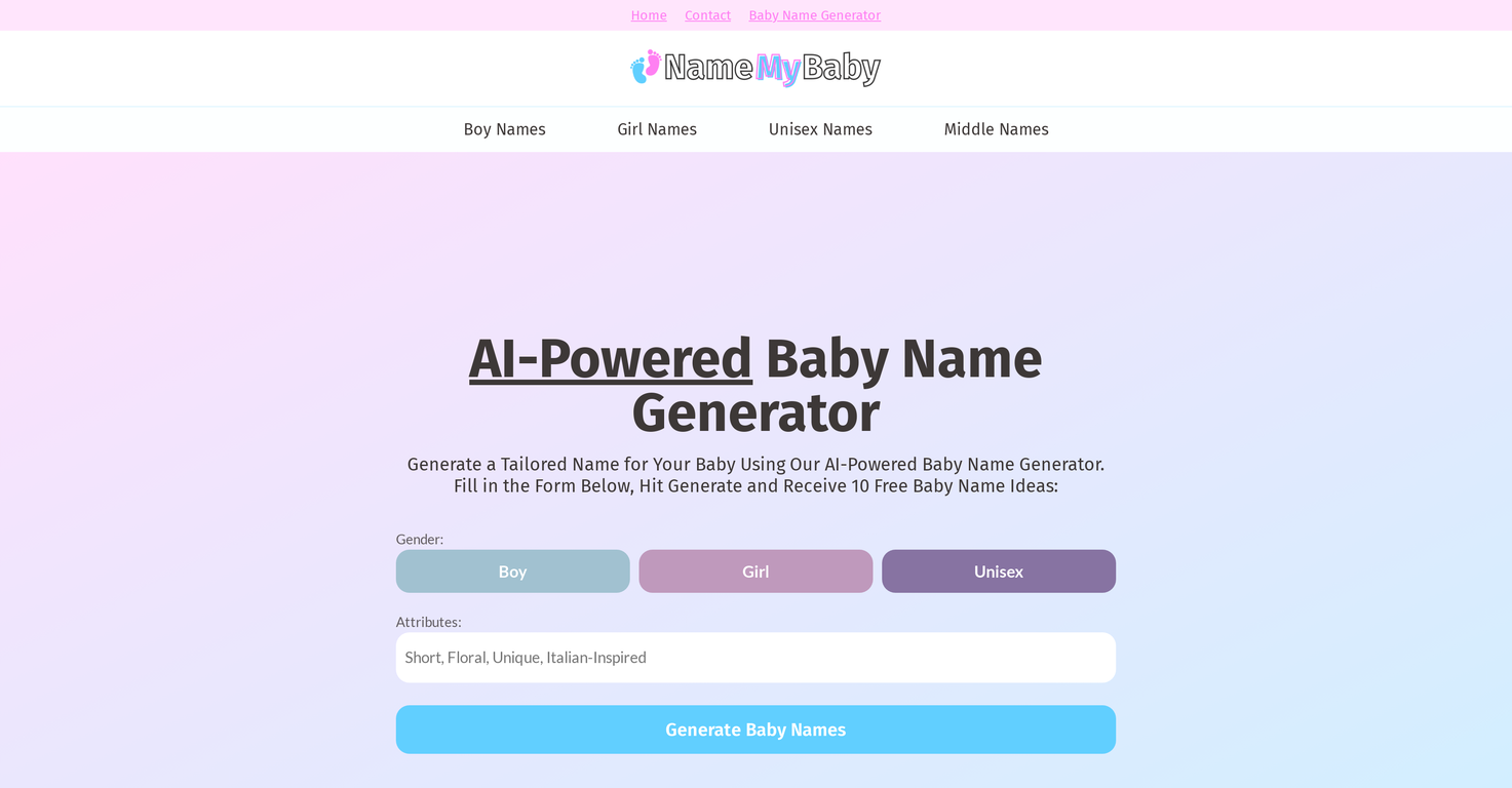 Name My Baby screenshot
