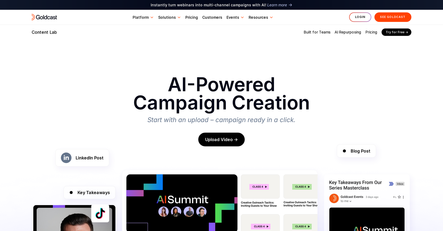 Content Lab screenshot