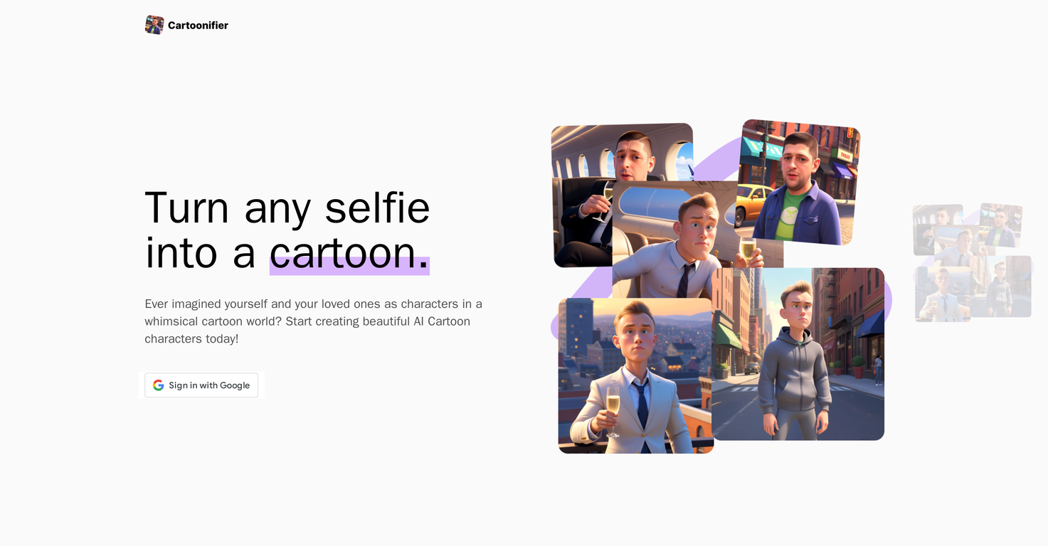 Cartoonifier screenshot