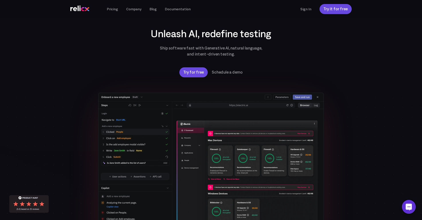 Relicx screenshot
