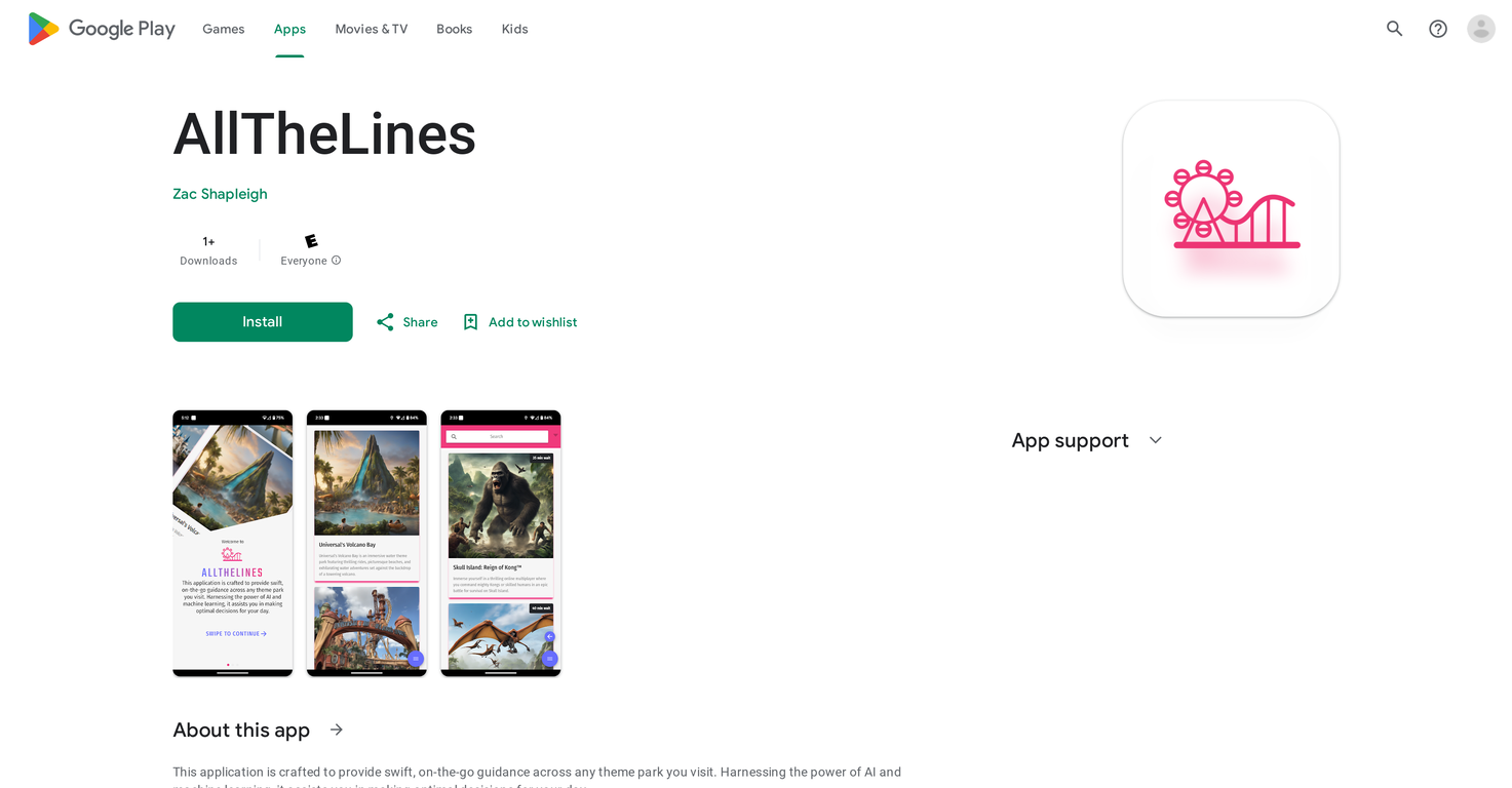 AllTheLines screenshot