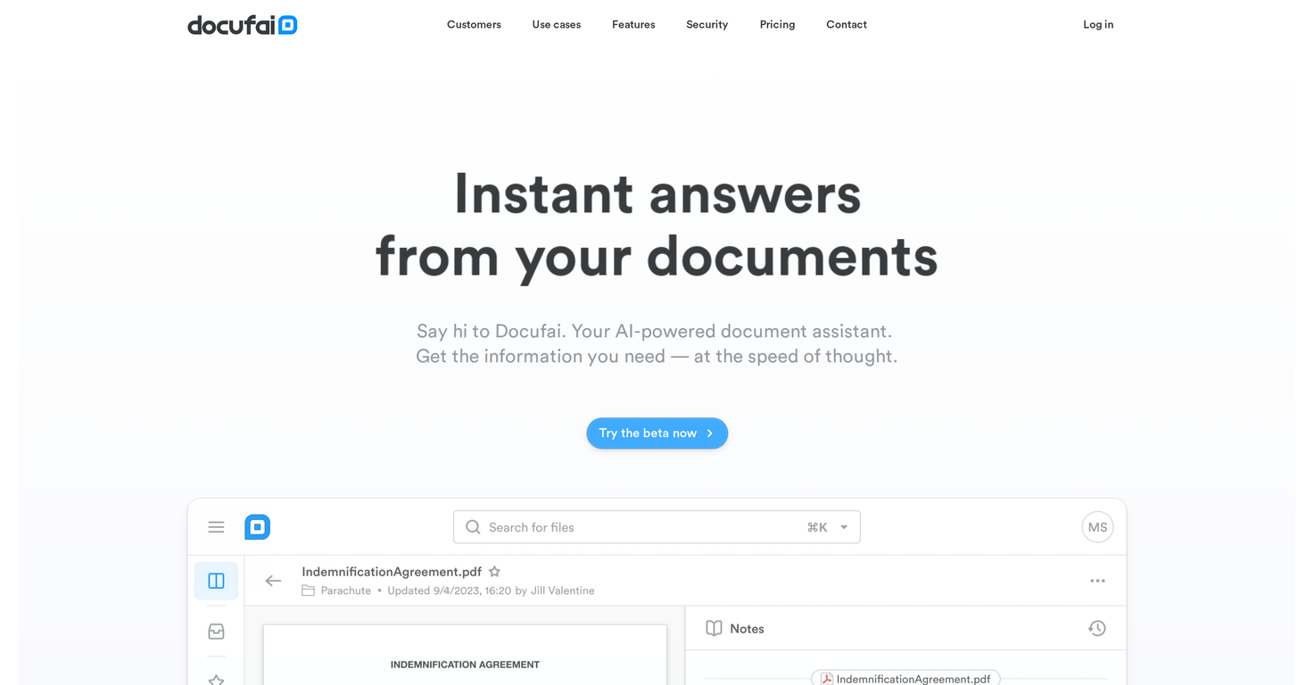 Docufai screenshot