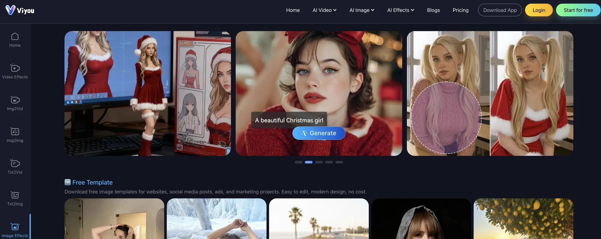 Viyou AI Image Generator screenshot