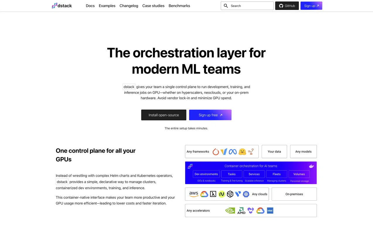 Dstack screenshot