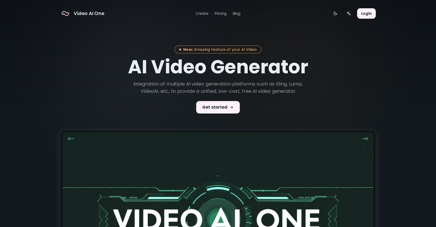 Video AI One screenshot