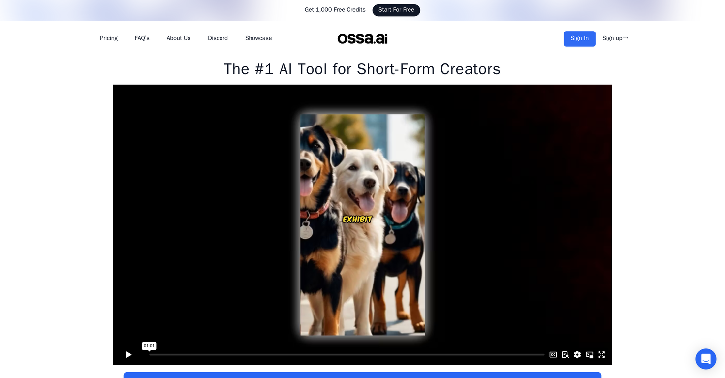 Ossa screenshot