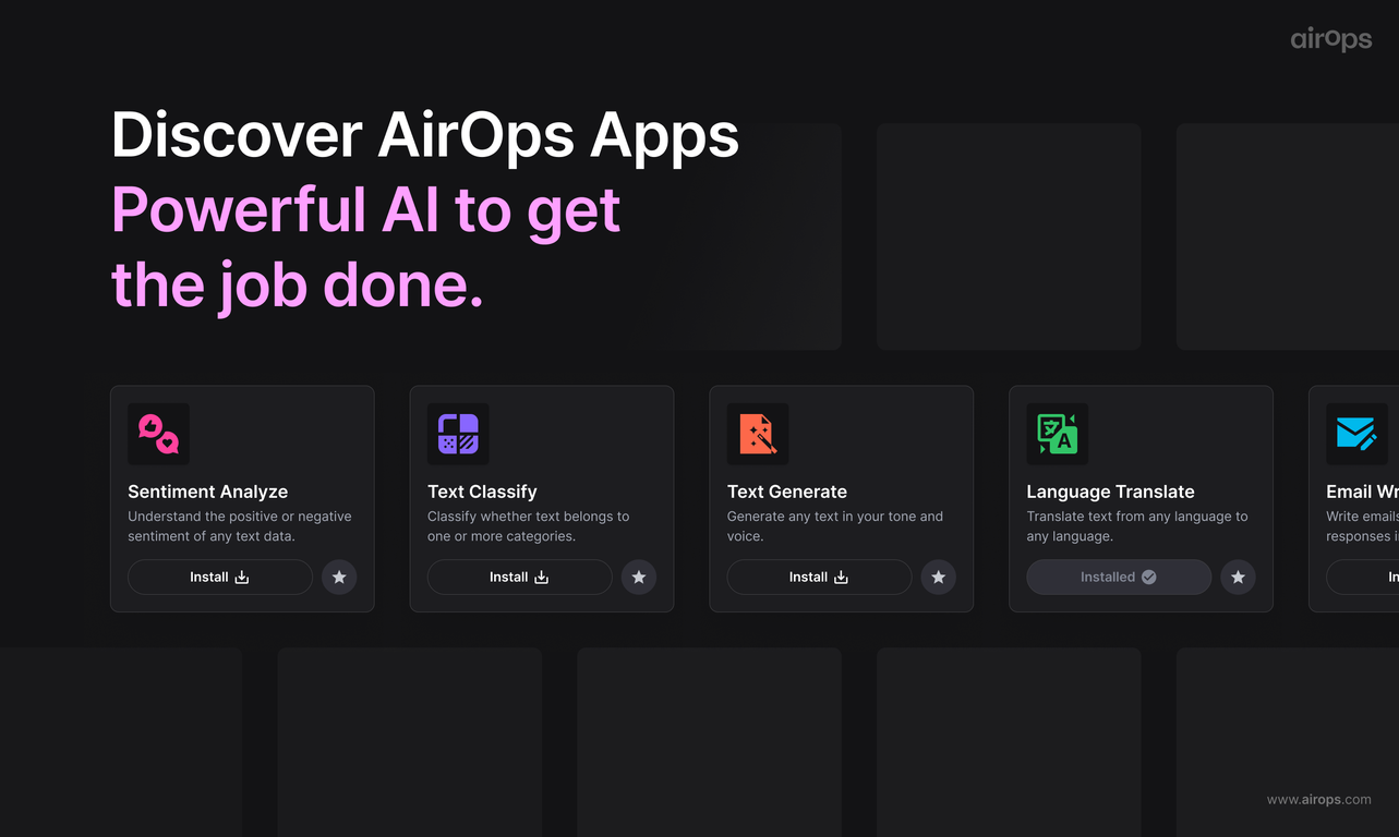 AirOps screenshot