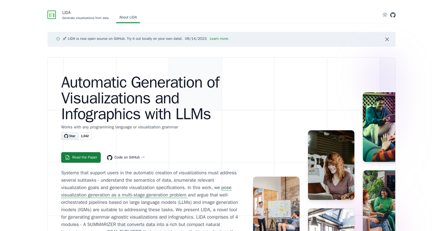 LIDA screenshot