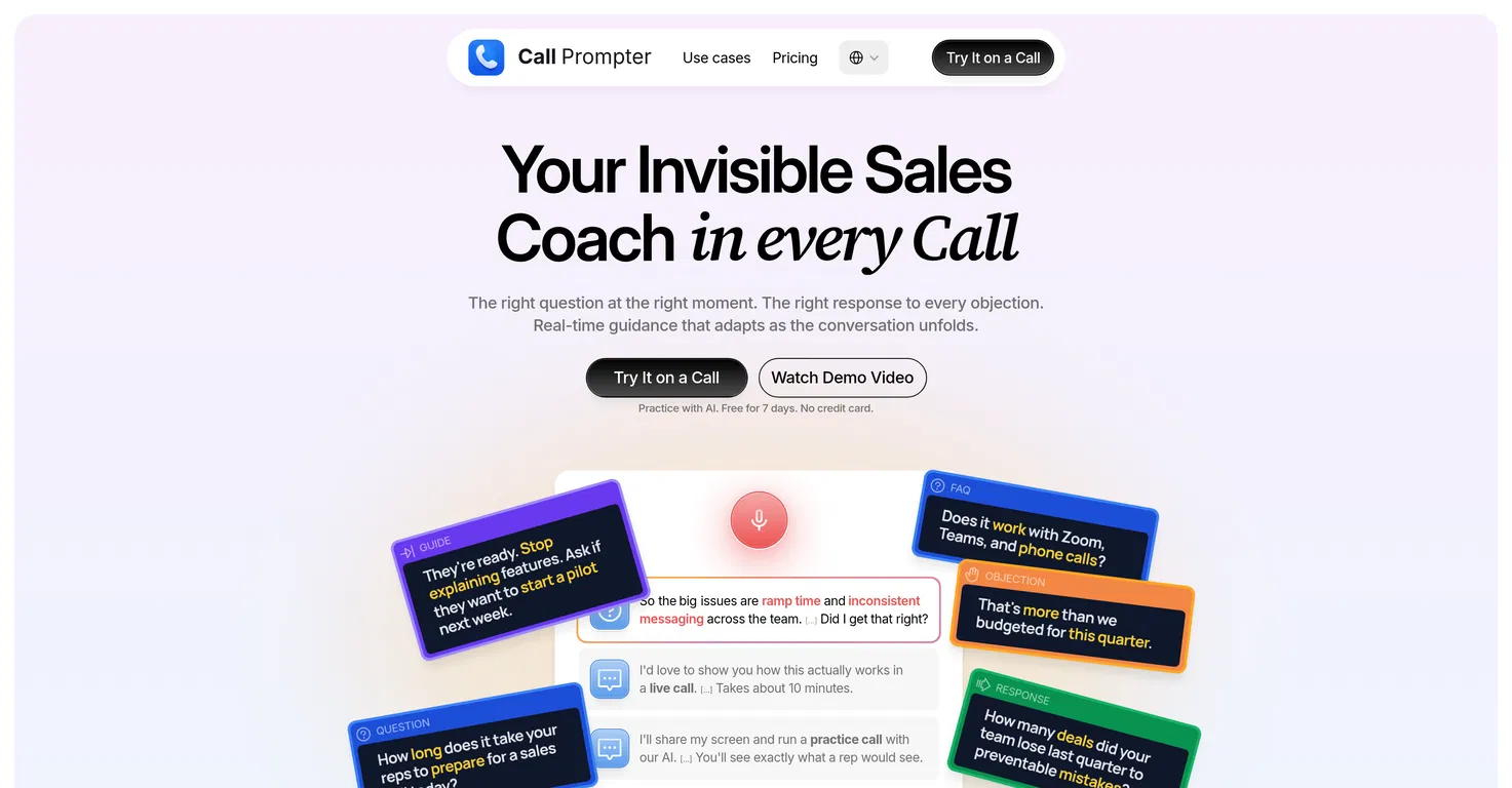 Call Prompter screenshot