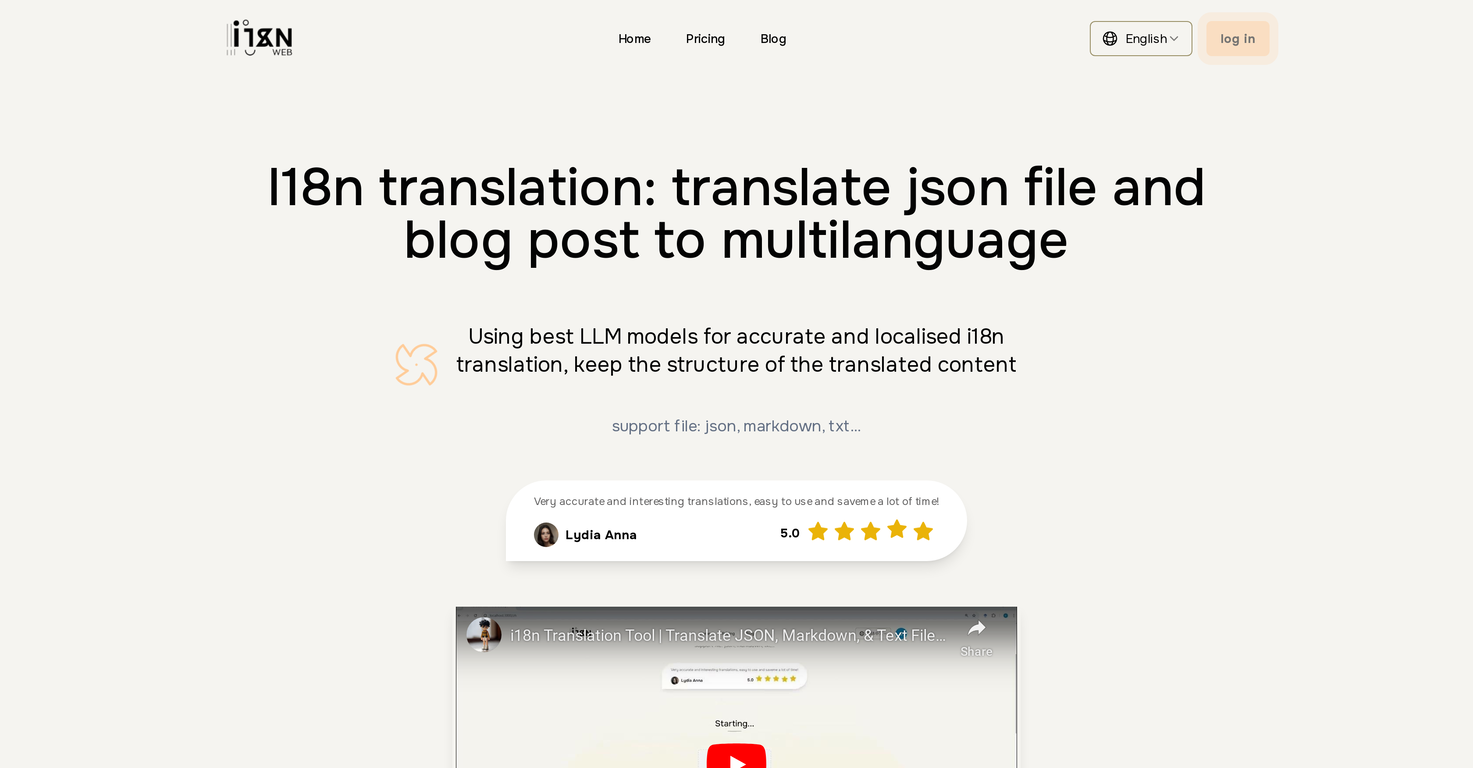 i18n Translation Tool screenshot