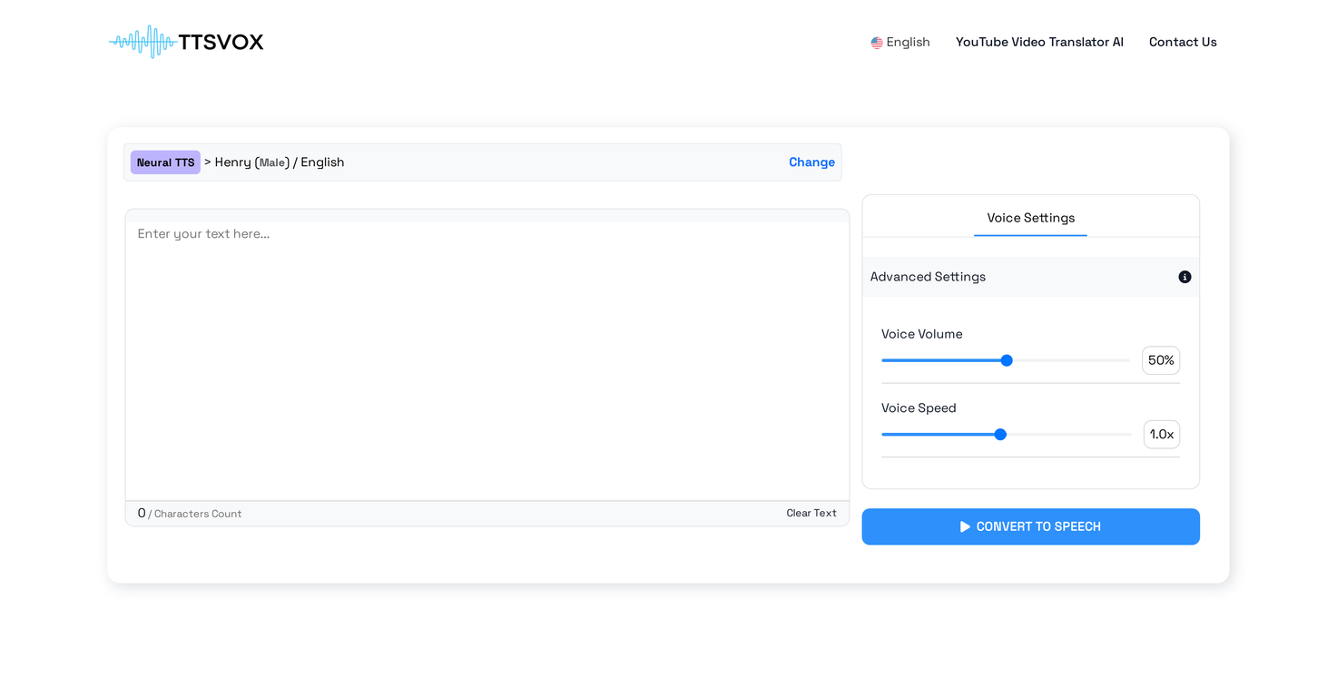 TTSVox screenshot