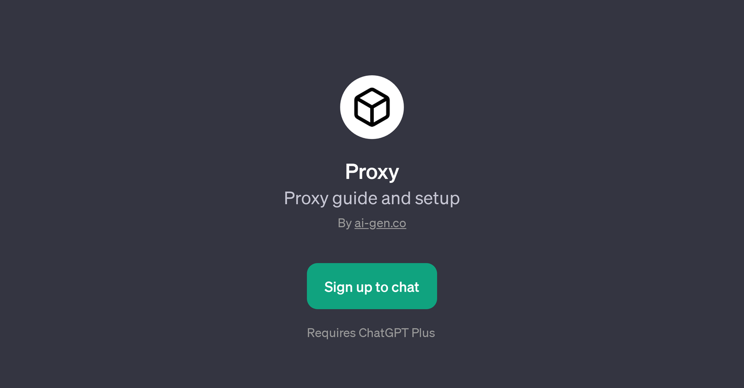 Proxy screenshot