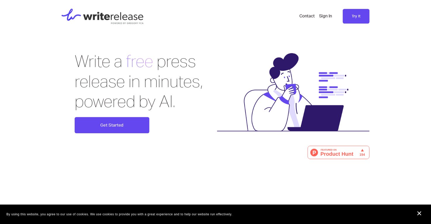 Writerelease screenshot