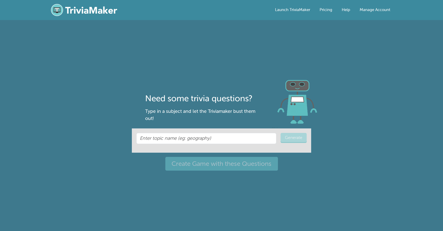 TriviaMaker screenshot
