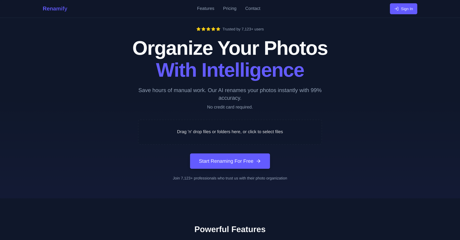 Renamify screenshot