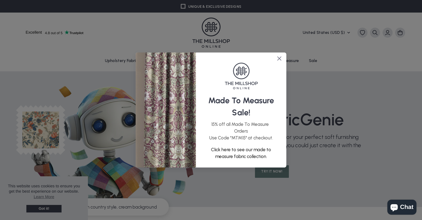 FabricGenie screenshot