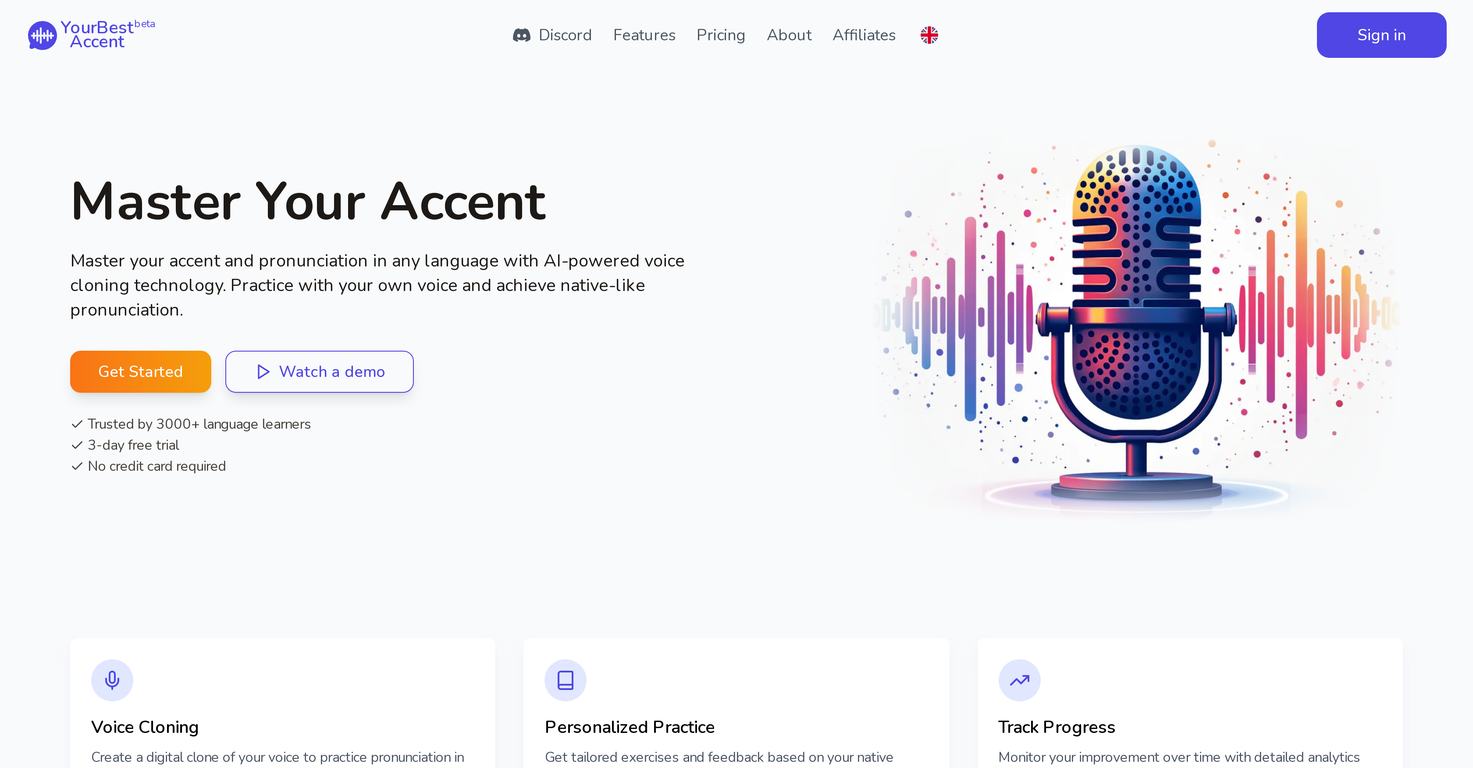YourBestAccent screenshot