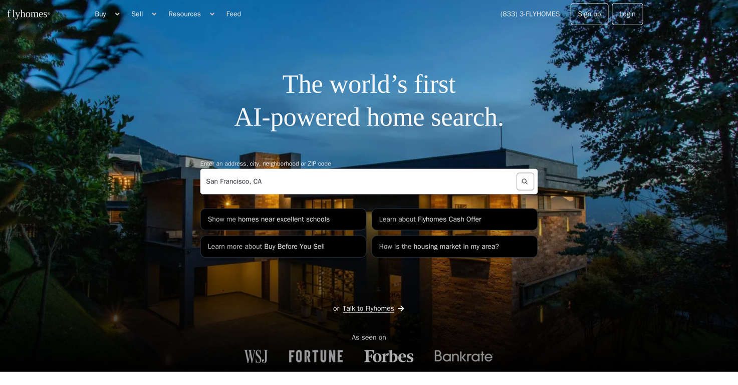 Flyhomes screenshot