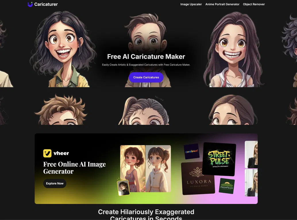 Caricaturer screenshot