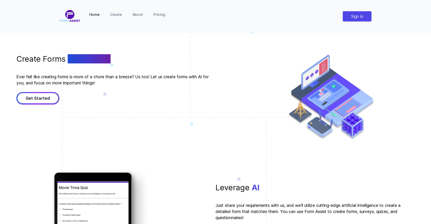 Form Assist screenshot