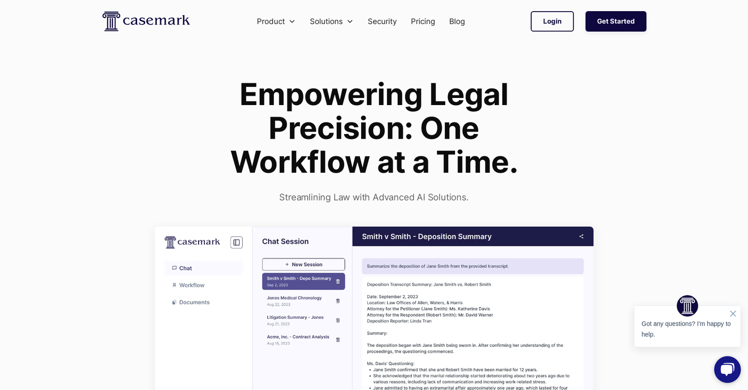CaseMark screenshot