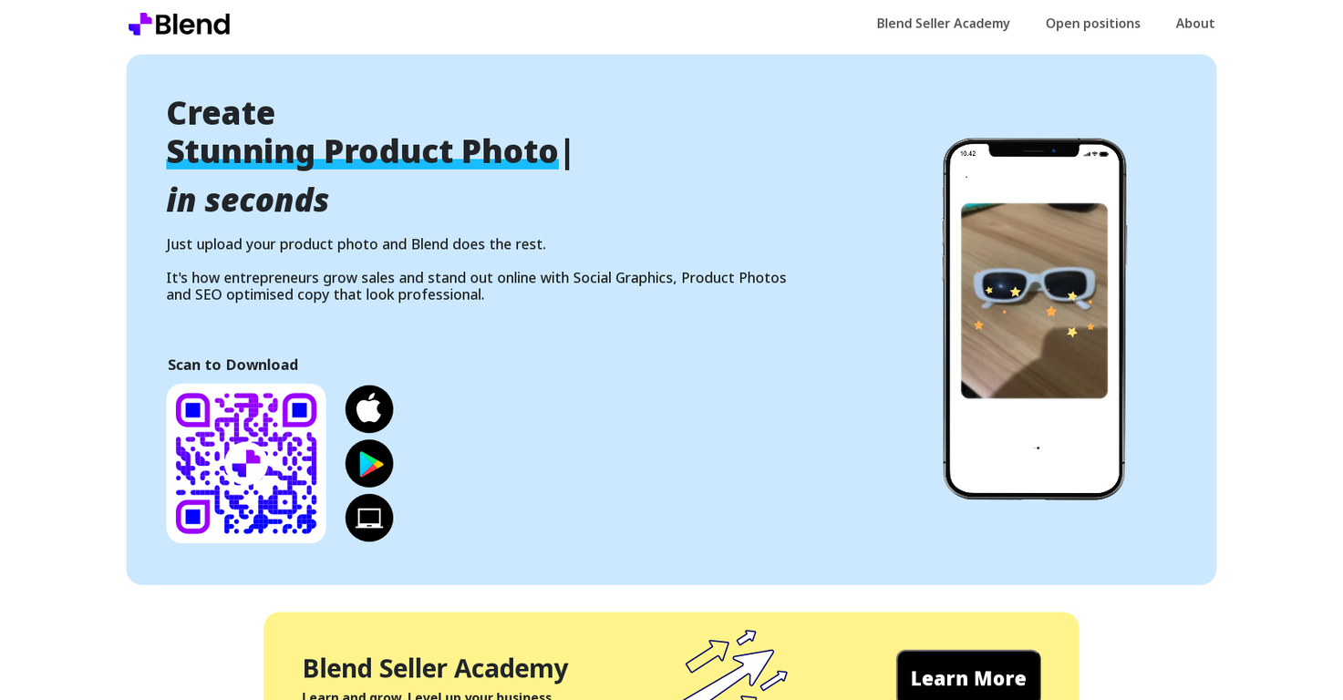 Blend screenshot
